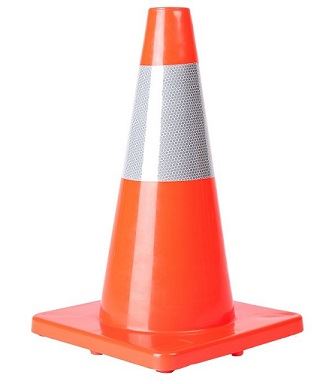 450mm-Factory-Price-Orange-Body-White-Reflective-Flexible-Traffic-Cones-Construction-Cone