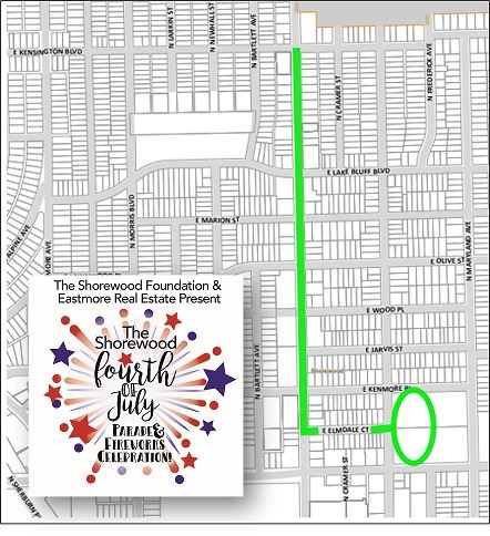 4th parade route 2024 w logo